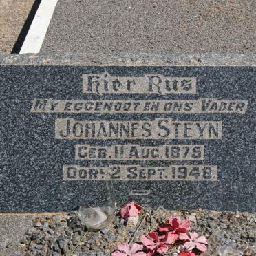 STEYN Johannes 1875-1948