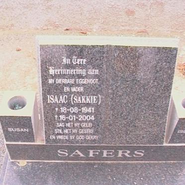 SAFERS Isaac 1941-2004