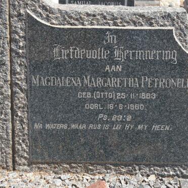 SCHOEMAN Gerhardus Johannes 1878-1950 &amp; Magdalena Margaretha Petronella OTTO 1883-1960