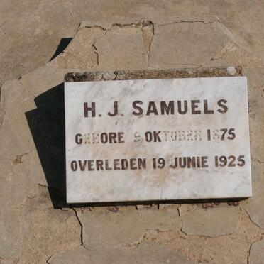SAMUELS H.J. 1875-1925