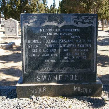 SWANEPOEL Johannes Coenraad Sybert 1860-1944 &amp; Susanna Magdalena Magaretha KOEKEMOER 1873-1952