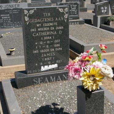 SEAMAN James 1937-2010 &amp; Catherina D. 1937-1986