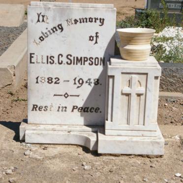 SIMPSON Ellis C. 1882-1948
