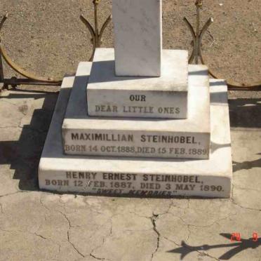 STEINHOBEL Maximillian 1888-1889 :: STEINHOBEL Henry Ernest 1887-1890