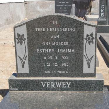 VERWEY Esther Jemima 1922-1985