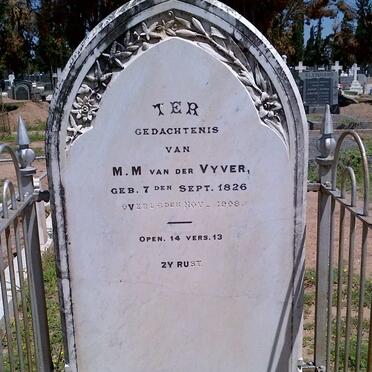 VYVER M.M., van der 1826-1908