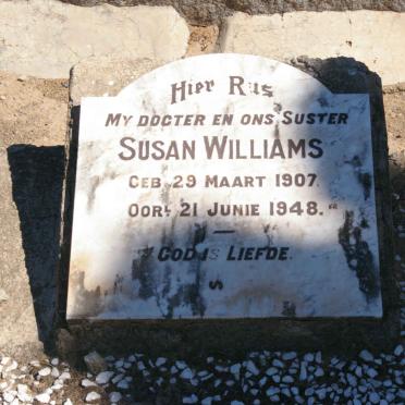 WILLIAMS Susan 1907-1948