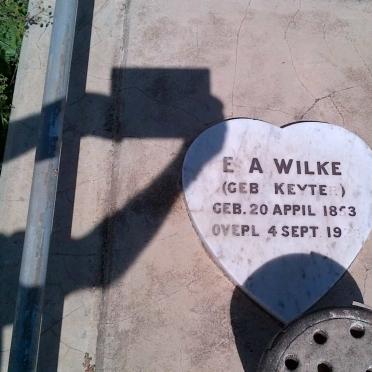 WILKE E.A. nee KEYTER 1853-1920