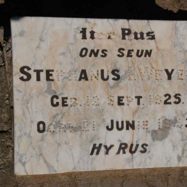 WEYERS Stephanus I. 1925-1943