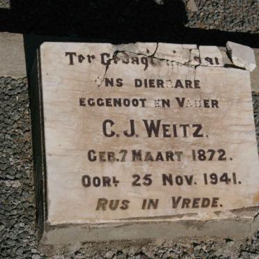 WEITZ C.J. 1872-1941