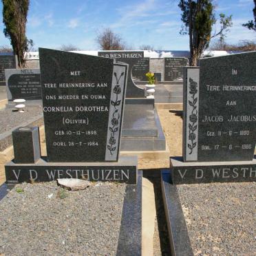 WESTHUIZEN Jacob Jacobus, v.d. 1890-1980 &amp; Cornelia Dorothea OLIVIER 1898-1984