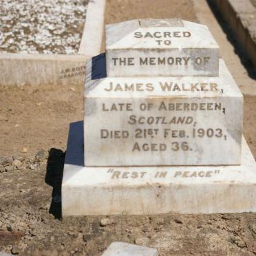 WALKER James -1903