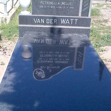 WATT Stephanus Johannes, van der 1900-1989 &amp; Petronella 1904-1993