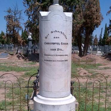 ZYL Christoffel Gideon, van 1842-1909