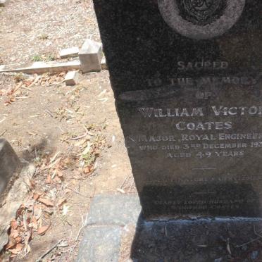 COATES William Victor -1935