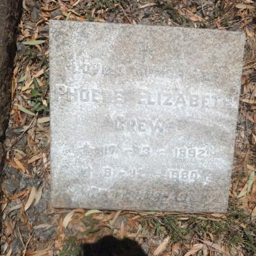 CREWS Phoebe Elizabeth 1892-1980