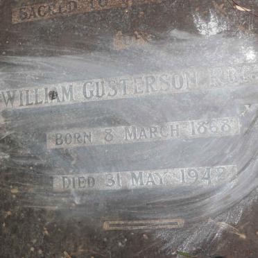 ROGERS William Gusterson 1868-1942 &amp; Caroline Gertrude -1951