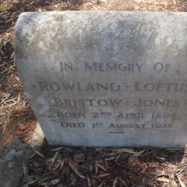 JONES Rowland Loftus Bristow 1894-1935