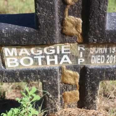 BOTHA Maggie 1950-2015