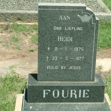 FOURIE Heidi 1976-1977