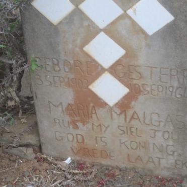 MALGAS Maria 1903-1964