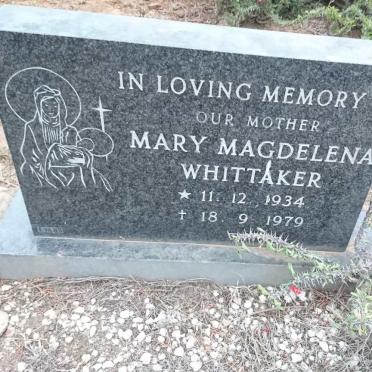 WHITTAKER Mary Magdelena 1934-1979