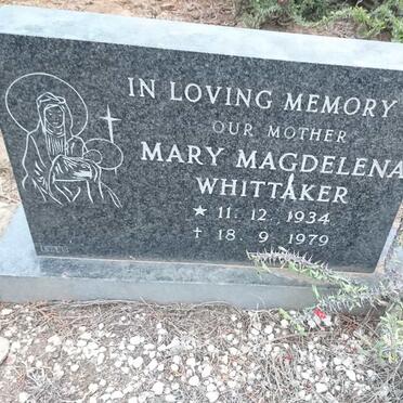 WHITTAKER Mary Magdelena 1934-1979