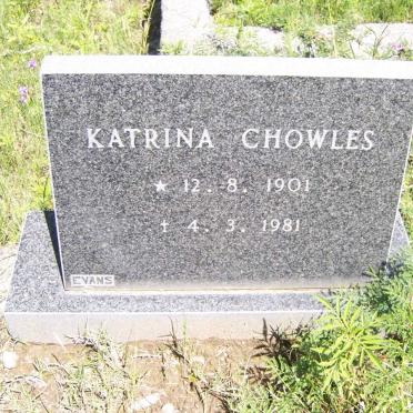 CHOWLES Katrina 1901-1981