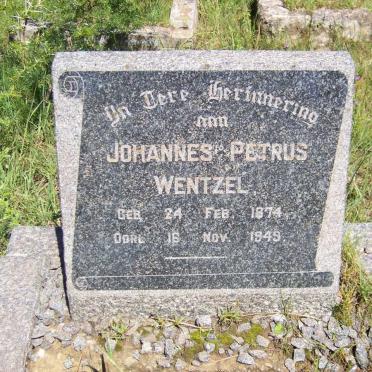 WENTZEL Johannes Petrus 1874-1949