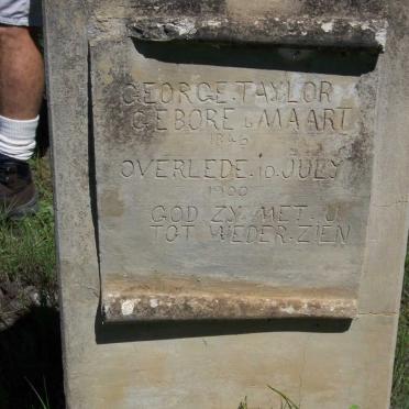 TAYLOR George 1846-1900