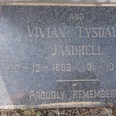 JANDRELL Vivian Tysdale 1886-1975 :: JANDRELL Winifred nee DICKINSON 1900-1938 