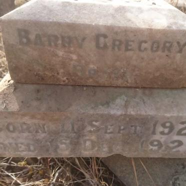 GREGORY Barry 1925-1925