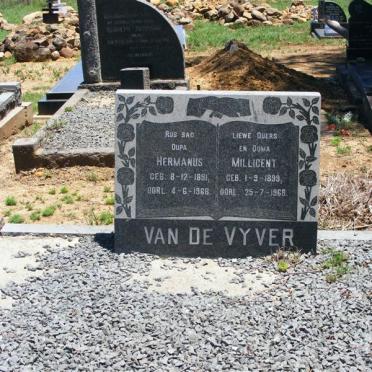 VYVER Hermanus, van de 1891-1968 &amp; Millicent 1899-1968