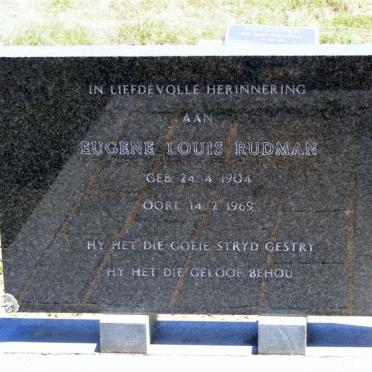 RUDMAN Eugene Louis 1904-1969