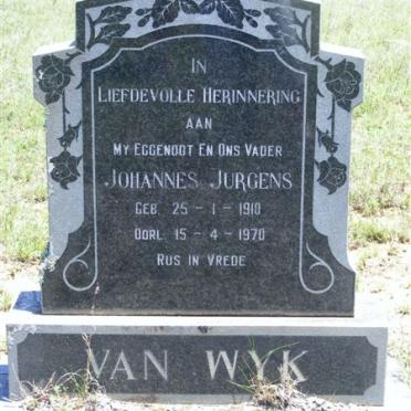 WYK Johannes Jurgens, van 1910-1970