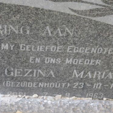 NEL Frederick Jacobus 1884-1974 &amp; Gezina Maria BEZUIDENHOUT 1885-1963