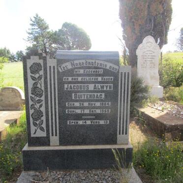 BUITENDAG Jacobus Alwyn 1884-1959