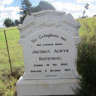 BUITENDAG Jacobus Alwyn 1856-1932