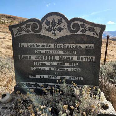 BOTHA Anna Johanna Maria 1862-1944
