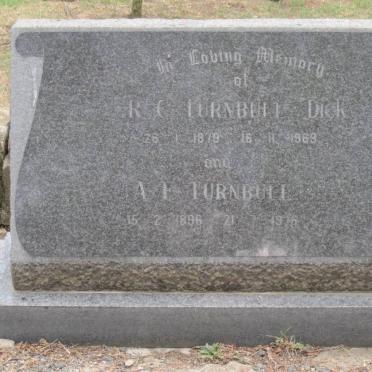 TURNBULL R.C 1879-1969 &amp; A.E. 1896-1976
