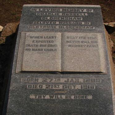 OLORENSHAW Charlie Russell 1885-1918