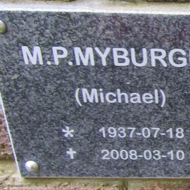 MYBURGH M.P. 1937-2008