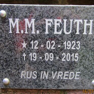FEUTH M.M. 1923-2015
