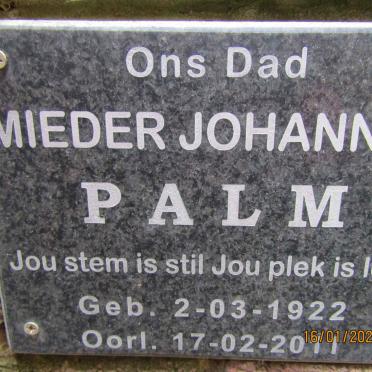 PALM Mieder Johannes 1922-2011