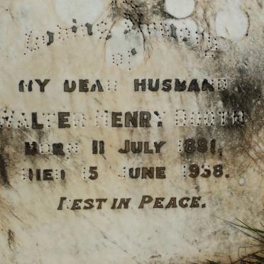 BOOTH Walter Henry 1881-1938