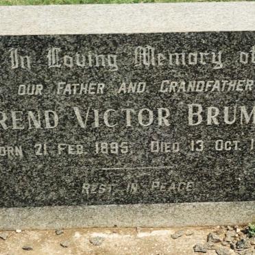 BRUMMER Barend Victor 1895-1970