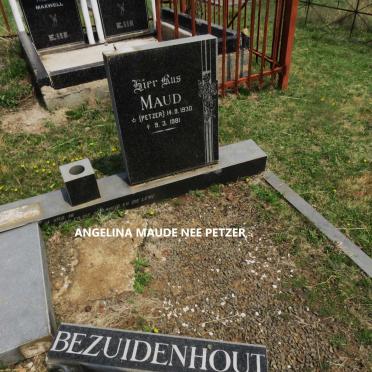 BEZUIDENHOUT Angelina Maud nee PETZER 1930-1981