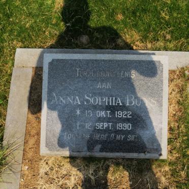 BUYS Anna Sophia 1922-1990