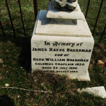 BOARDMAN James Hayse 1808-1889