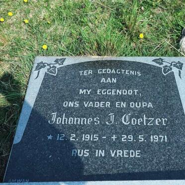 COETZER Johannes J. 1915-1971